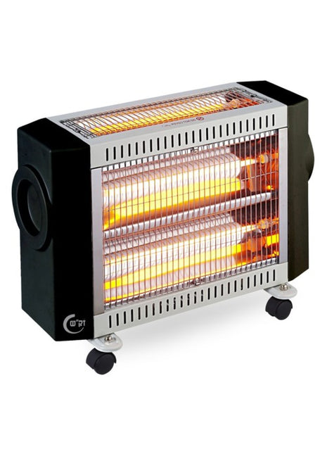 תנור חימום אינפרא 4 גופי חימום EF-1092 זק"ש שחור לבן