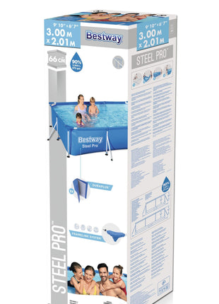 בריכה ביתית Bestway מלבנית 200*300 - דגם 56404
