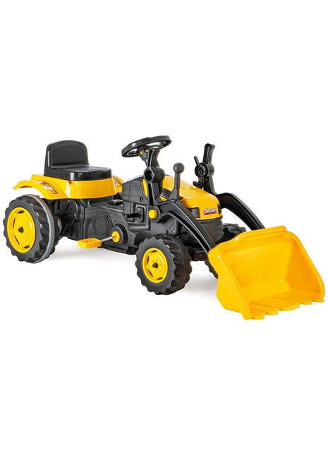טרקטור לילדים שופל בצבע צהוב