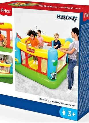 מתקן קפיצה טירת פנדה דגם 93553 Bestway Fisher Price