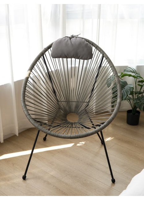 כיסא ראטן מעוצב