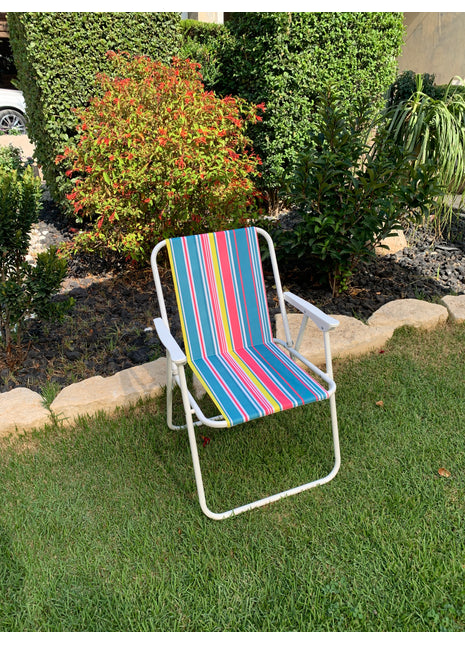 כיסא מתקפל פסים