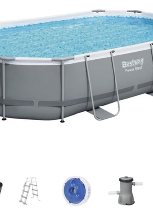 בריכה ביתית Bestway מלבנית 488*305*107 - דגם 56448