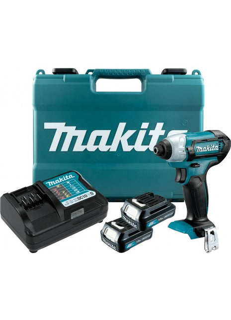 מברגת אימפקט נטענת 12V עם 2 סוללות 1.5Ah + מטען + מזוודת נשיאה