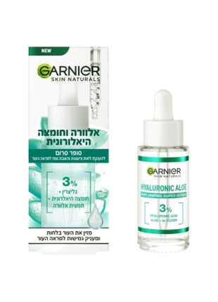 אלוורה וחומצה היאלורונית GARNIER
