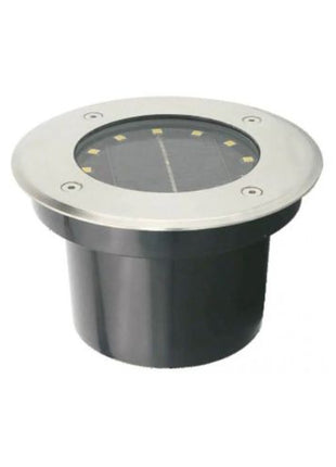 שקוע רצפה סולארי קוטר 15 ס''מ Eco euro IP67 3W גוון אור