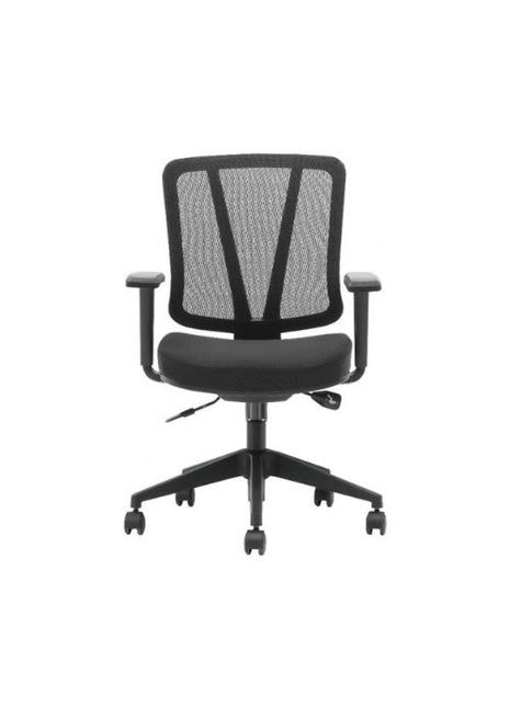 כסא עבודה ארגונומי מתכוונן למחשב/משרד דגם VIctoria מבית Ergotop - צבע שחור